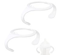 lasuroa 2pz Maniglie Biberon per Tommee Tippee, Ergonomico Impugnatura Antiscivolo Auto-Alimentazione Facile Supporto di Ricambio Senza BPA per Biberon Neonati