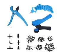 lasuroa 3 pezzi Perforatore per Irrigazione a Goccia e Tagliatubi, 2 in 1 Kit con 115 Tappi per Raccordi da 1/4" Tubi in PE da 16/20/25mm e Gocciolatori Sistema di Irrigazione Accessori