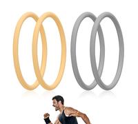 lasuroa 4pz Cinghia di Supporto per Tendine Rotuleo, Silicone Fascia per Ginocchio Rotuleo Flessibile Cinghia per Ginocchio Rotuleo Tutore per Ginocchio Tendine Rotuleo per Basket Corsa Calcio