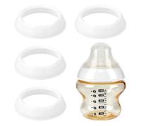 lasuroa 4pz Collari di Ricambio Tettarelle per Tommee Tippee, Senza BPA a Prova Perdite Anelli a Vite per Biberon Pezzi di Ricambio
