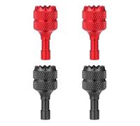 lasuroa 4pz Radiocomando Stick per Drone, Stick Controller Droni Sostituzione Joystick per Drone Compatibile con DJI Mini 3 PRO Accessori Controller Smart DJI RC(Rosso Nero)