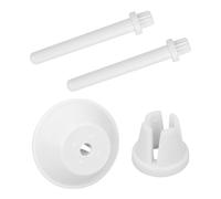 lasuroa 4pz Set di Tappi per Rocchetto Macchine da Cucire Singer, Tappi di Ricambio in Plastica e Perno per Rocchetto Ausiliario Compatibili con Singer 2263 3116 3323 4423 4452 8280 (Bianco)