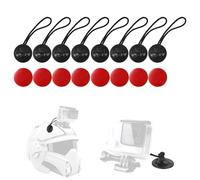 lasuroa 8pz Telecamera d'Azione Cinghia di Sicurezza con Cuscinetti Adesivi Alta Aderenza, Cinghia in Corda per Fotocamera Compatibile con Videocamera d'Azione Insta360 x4 x3 DJI OSMO SJCAM AKASO