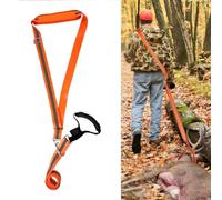 lasuroa Accessori Caccia Cervo, Resistente Corda Caccia per Cervo Riflettente Imbracatura Cervo Lunghezza Regolabile con Maniglia Corda Cervo Fune da Trascinamento per Cacciatori (1 Pezzo)