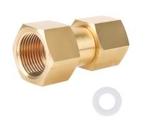lasuroa Adattatore per Bombola Gas in Ottone da CGA-320 a CGA-580, Adattatore Bombola CO2 in Argon Convertitore Regolatore Gas per Saldatrici Miller e Misuratori di Portata