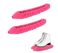 lasuroa Coprilama Pattini da Ghiaczcio, Protezioni per Pattini da Ghiaccio Copri Lama Pattini da Ghiaccio per Pattini da Hockey Pattini da Figura Pattini da Ghiaccio(Rosa Scuro, Piccolo)