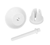 lasuroa Set di 3 Tappi Rocchetti per Macchine da Cucire Singer, Tappi di Ricambio in Plastica e Perni Rocchetti Ausiliari per Singer 2263 3116 3323 4423 4452 8280 (Bianco)