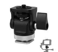 lasuroa Supporto Monitor Telecamera, Regolabile Rotazione a 360 Gradi Staffa per Monitor da Campo con Slitta a Contatto Freddo Compatibile con SmallRig, MA006