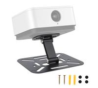 lasuroa Supporto Pieghevole per Proiettore, Mini Supporto Regolabile per Scrivania/Soffitto/Parete Compatibile con QKK, DR.J, DBPOWER, Anker, AAXA, Jinhoo, PVO, TMY (Nero)