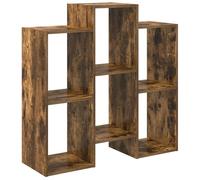 LASWWQMRF Credenza in rovere affumicato, 90 x 30 x 90 cm, comò | Elegante scaffale per camera da letto e corridoio, robusto materiale in legno con ampi scomparti per decorazioni e libri.