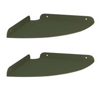 LASWWQMRF Set di 2 mensole angolari da parete, in acciaio, 24 x 24 cm | Forma a quarto rotondo con bordo rialzato per evitare che cada, ideale per decorare bagno, cucina e camera da letto.