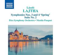 Laszlo Lajtha László Lajtha: Symphonies Nos. 3 and 4 'Spring'/Suite No. 2 (CD)