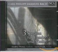 Laszlo Paulik Carl Philipp Emanuel Bach: 3 Sonatas for Harpsichord and Viol (CD)
