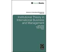 Laszlo Tihanyi Institutional Theory in International Business (Copertina rigida)