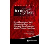 Laszlo Toth Hel Recent Progress On Topics Of Ramanujan Sums A (Copertina rigida)