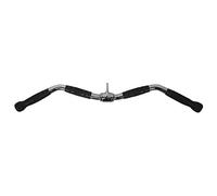 LAT Bar Cable Machine Attachment, barra per trazioni con rotazione completa e impugnatura in gomma per palestra, allenamento della forza, allenamento del corpo, costruzione muscolare, 76 cm