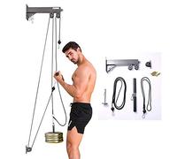 Lat Machine Barra Sistema Di Puleggia Per Cavi a Parete Allenatore Muscolare Completo a Parete a Muro, Bicipiti Curl, Triceps Stretch Esercizio, Adatto Per Tutte Le Attrezzature Per Il Fitness Pull-do