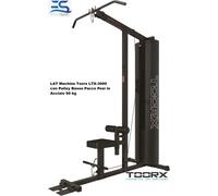 LAT Machine Toorx LTX-3000 con Pulley Basso Pacco Pesi in Acciaio 90 kg