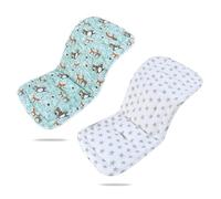 LAT Materassino per Passeggino Universale, Copriseduta Passeggino Universale, Reversibile, Morbido e Traspirante Coprisedile per Passeggini, Seggiolini Auto, Culle e Seggioloni (Animali dell'armonia)