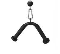 LAT Pulldown Attachments - Tricep Exercise Grip, for Home, Garage, Doorway, Rowing, Back, Shoulder Strengthening, with Cushioned Arm Training Handle, for Women, Men, Fitness Workouts