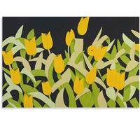 LATAFA Alex Katz Poster Alex Katz Wall Art Alex Katz Stampe Astratte《Tulipani Gialli》Dipinto su Tela per la Decorazione Domestica Immagini di Alex Katz 60x90 cmx1 Senza Cornice