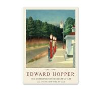 LATAFA Edward Hopper Poster Mostra Tela Pittura Edward Hopper Arte Della Parete Edward Hopper Stampe Edward Hopper Immagine Home Decor 40x60cm Senza Cornice
