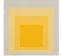 LATAFA Josef Albers《Quadrato sfumato》Poster Josef Albers Canvas Wall Art Josef Albers Stampe Josef Albers Pittura per Home Decor Picture 40x40cm senza cornice