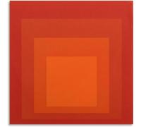 LATAFA Josef Albers《Quadrato sfumato》Poster Josef Albers Canvas Wall Art Josef Albers Stampe Josef Albers Pittura per Home Decor Picture 40x40cm senza cornice