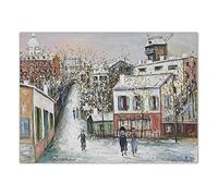 LATAFA Maurice Utrillo Poster E Stampe Paesaggio Stradale Dipinto su Tela Maurice Utrillo Arte della Parete Belle Immagini per Soggiorno Decor 30x40cm Senza Cornice