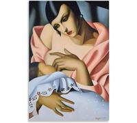 LATAFA Tamara De Lempicka Poster E Stampe Maternidade Wall Art Tamara De Lempicka Pittura Tela Per Casa Wall Art Decor Picture 50x75cm Senza Cornice