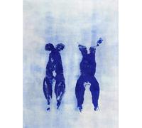 LATAFA Yves Klein Blu Wall Art Yves Klein Blu Poster Yves Klein Stampe Yves Klein Pittura Tela per Soggiorno Decor Picture 50x70cmx1 Senza Cornice