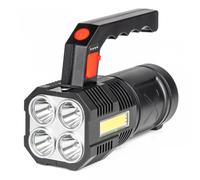 Latarka akumulatorowa 4LED + COB 1200mAh AMIO-03273