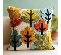 Latch Hook Cuscini,Eiacula Se Ne Va Set Di Fodere Per Cuscini Kit Per Fabbricare Tappeti A Punto Croce,Gancio Di Chiusura Kit Motivo Colore 43X43Cm