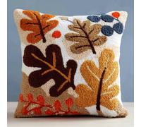 Latch Hook Cuscini Piccoli,Eiacula Se Ne Va Set Di Fodere Per Cuscini,Fai Da Te Creativo, Kit Per Fabbricare Tappeti A Punto Croce,Gancio Di Chiusura Kit Motivo Colore 43X43Cm