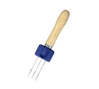 Latch Hook Tool, Portable Cord Knitting Needle, Set of 3 Crocheting Hooks for Binding-Off and Edging, Necessary Crafting Supplies for Knitting Projects