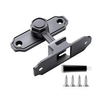 Latch porta scorrevole | Blocco porta schermo pesante | Latch gancio di sicurezza, bulloni di sicurezza, serratura della porta, serratura dello scorrevole del garage con 4 viti, 1 co