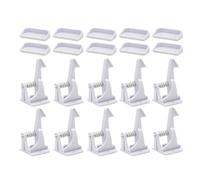 Latches Safety for Cabinets, Adjustable Safety Locks, 10 pezzi Baby Safety Drawers Lock, Baby Proofing Supplies, Protective Multifunctional Secure Latches for Pets, Kids