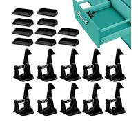 Latches Safety for Cabinets, Adjustable Safety Locks, 10 pezzi Baby Safety Drawers Lock, Baby Proofing Supplies, Protective Multifunctional Secure Latches for Pets, Kids