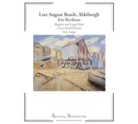 Late August Beach, Aldeburgh Cross Stitch Pattern - Eric Ravilious - Large Size Edition: Regular and Large Print Cross Stitch Pattern
