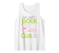 Late Night Book Club Bookworm Reading Just One More Chapter Canotta