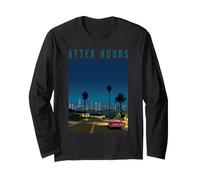 Late Night City Pop Drive Retro 80s Aesthetic Maglia a Manica