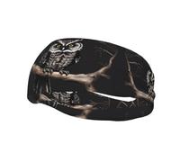 Late Night Owl Basket Fitness Fascia elastica unisex Sport Fascia Sport Corsa, Ciclismo Yoga Fascia assorbente del sudore,