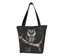 Late Night Owl Borsa a tracolla alla moda da donna, borsa a tracolla da donna, adatta per lo shopping di viaggio del fine settimana