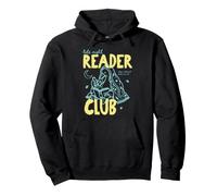 Late Night Reader Club Goose Book Lover Bookworm Bookish Felpa con Cappuccio