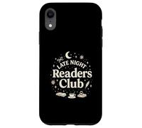 Late Night Readers Club Moon & Stars Book Lover Custodia per iPhone XR