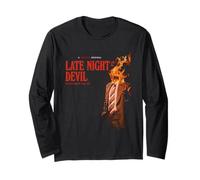 Late Night with The Devil Fire Maglia a Manica