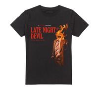 Late Night With the Devil Maglietta Fuoco Senza Etichetta Adulto Unisex (TV32019