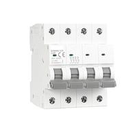 LATEAU Magnetotermico,Interruttore Magnetotermico Interruttore Automatico AC 80A 100A 125A 1P 2P 3P 4P AC 230V 400V 10KA MCB AC(4P,125A)