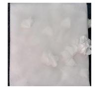 LATEAU Velo da Sposa Velo da Sposa con Fiori in Tessuto, Velo da Sposa Floreale, 1 Strato con Pettine(off White)