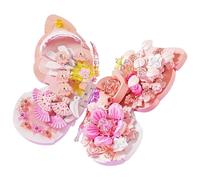 Latebebebe Building Blocks for Girls Creative & Beautiful Butterfly Building Blocks with Pearls & Photo Frame Developal & Fine Motor Giocattoli per 14+